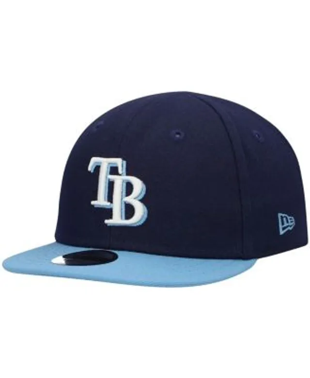 Men's New Era Stone/Navy Tampa Bay Rays Retro 59FIFTY Fitted Hat