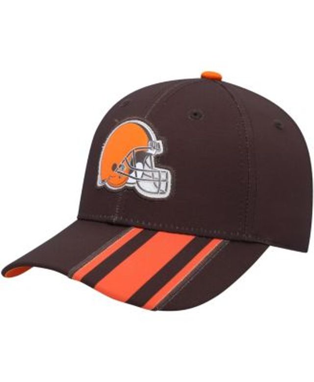 Youth Brown/Orange Cleveland Browns Lock Up Snapback Hat