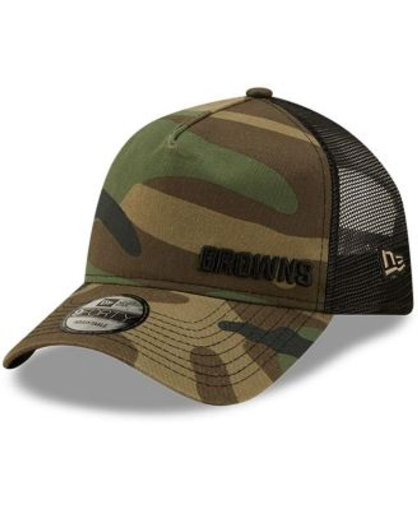 Men's New Era Camo Cleveland Browns Classic Trucker 9FIFTY Snapback Hat