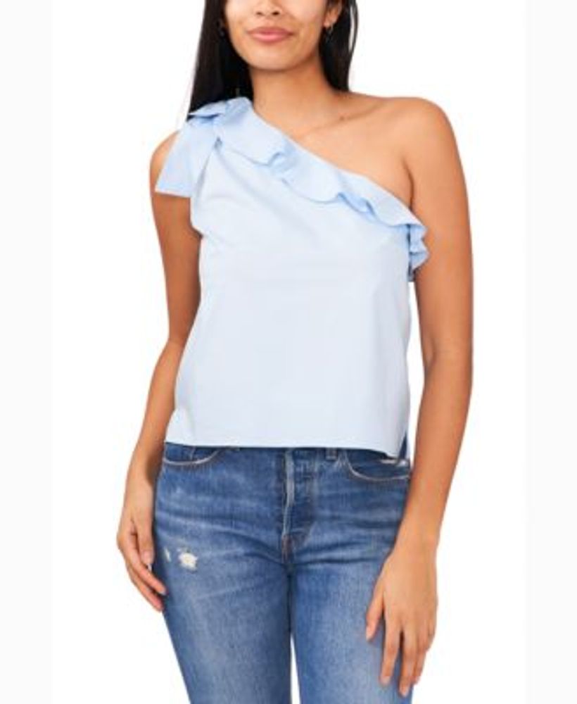 Women's One Shoulder Bow Blouse, Created for Macy's
