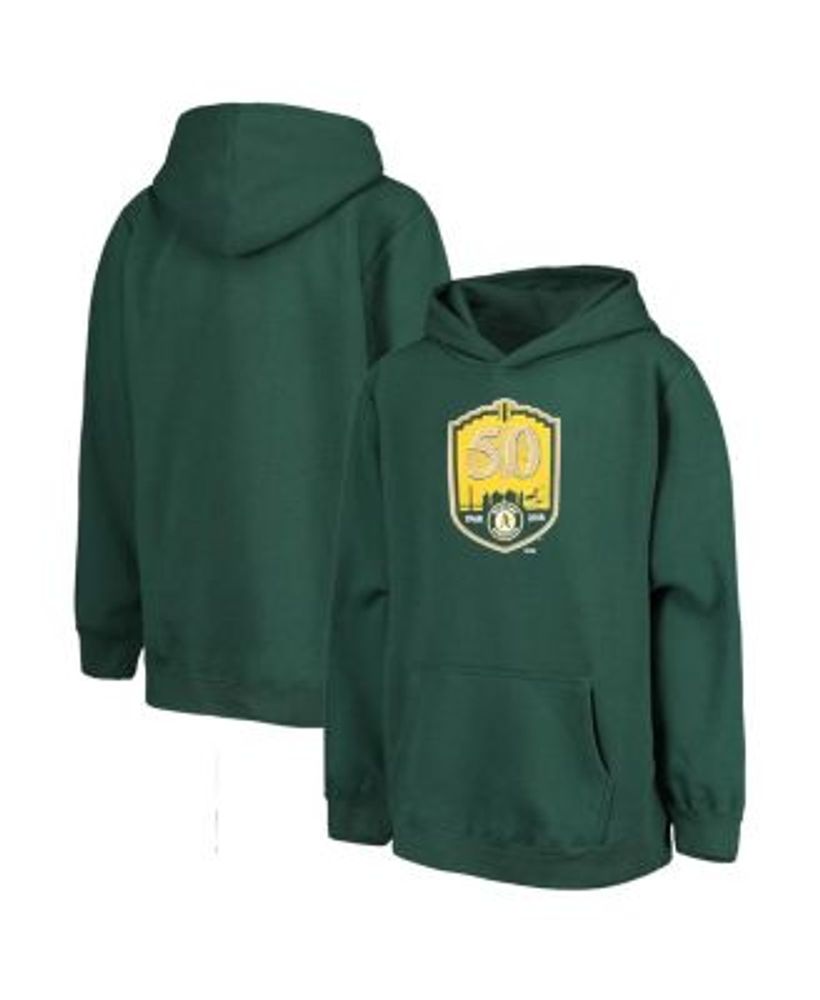 Women's Fanatics Branded Heathered Green Oakland Athletics