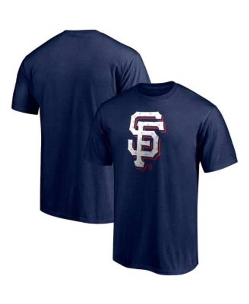 Men's San Francisco Giants Fanatics Branded Navy Red White and Team Logo T- Shirt