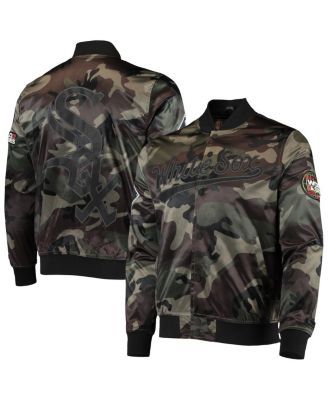 Men's Pro Standard Camo San Diego Padres Satin Full-Snap Jacket