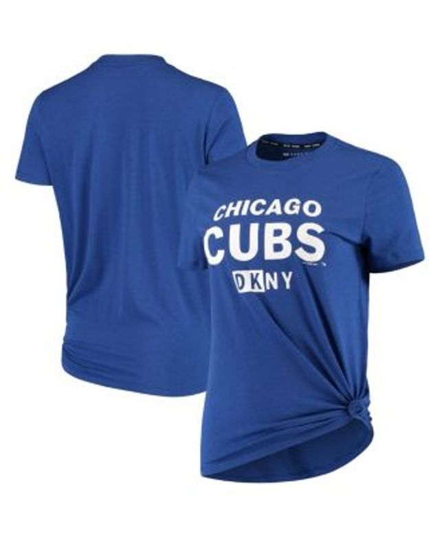 Women's WEAR by Erin Andrews White Chicago Cubs Greetings From T-Shirt