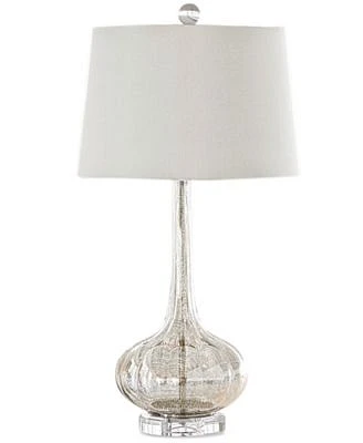 Milano Antique Mercury Glass Table Lamp 