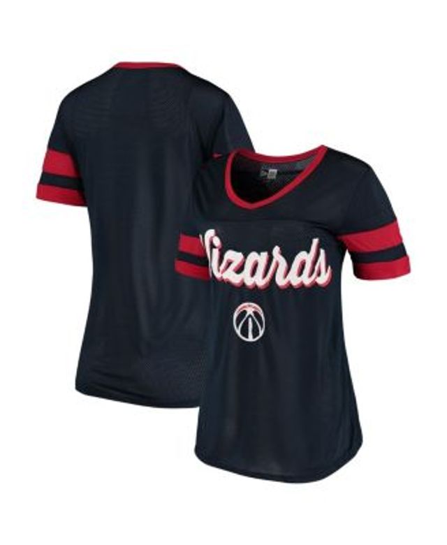 Lids Washington Nationals Women's Plus Raglan T-Shirt - Red