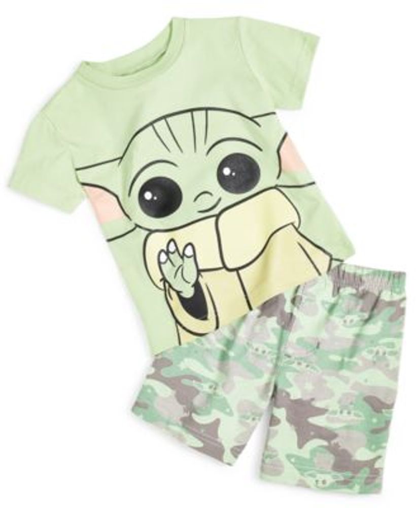 Baby Boys 2-Pc. Yoda Top & Shorts Set