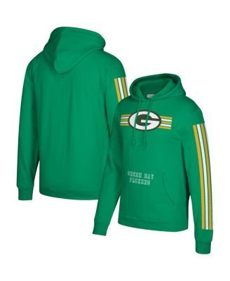 Men's Pro Standard Black Green Bay Packers Retro Classic Fleece Pullover Hoodie Size: Medium