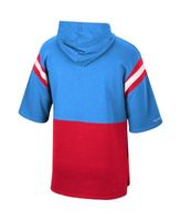 Mitchell & Ness Men's Neon Light Blue, Red Houston Oilers Gridiron Classics  Historic Logo Training Room Half-Sleeve Pullover Hoodie - Macy's