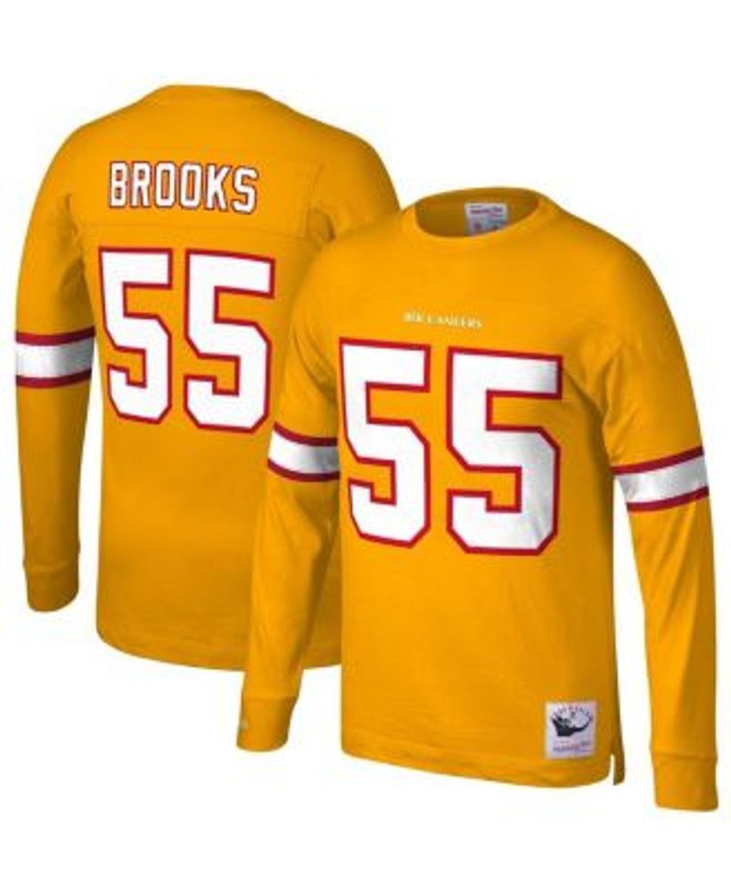 Men's Mitchell & Ness Derrick Thomas Red Kansas City Chiefs Retired Player Name & Number Acid Wash Top