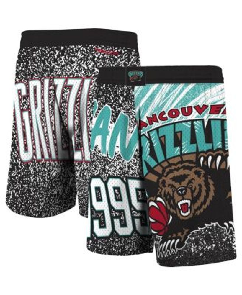 Mitchell & Ness, Shorts, Mitchell Ness Black Nba Vancouver Grizzlies  Jumbotron Shorts