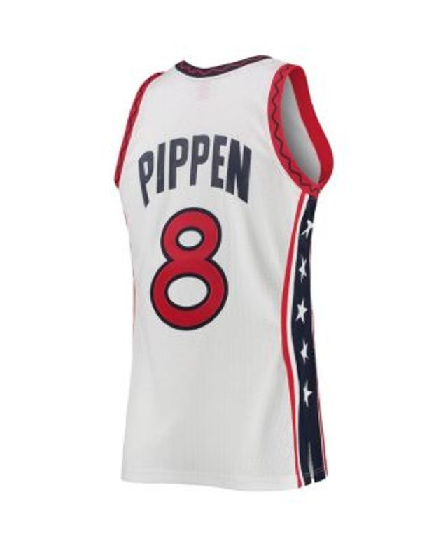 Men's Mitchell & Ness Scottie Pippen White USA Basketball Authentic 1992 Jersey Size: Small