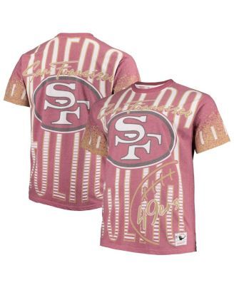 Big Boys Trey Lance Scarlet San Francisco 49ers Mainliner Name and Number  T-shirt