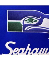 Mitchell & Ness Seattle Seahawks Royal/Green Home Advantage Pullover Hoodie Size: Extra Large