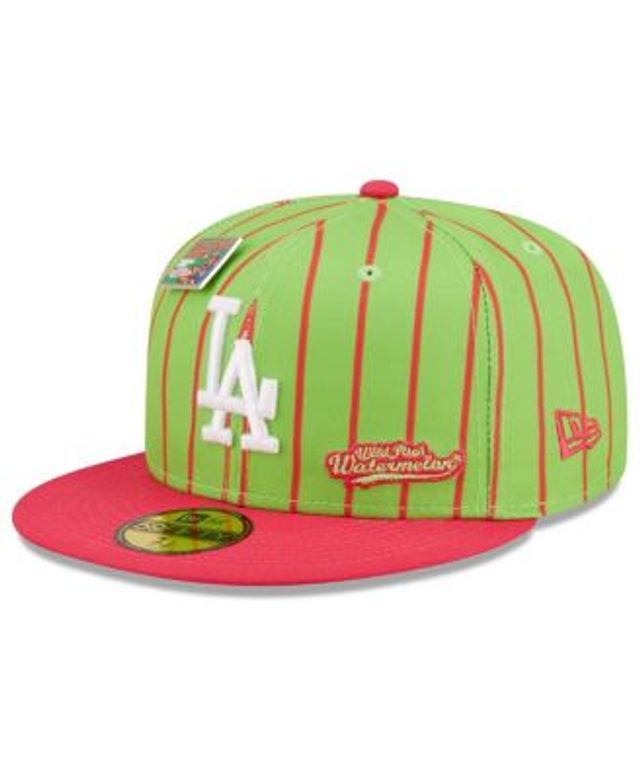 New Era White/Pink Los Angeles Dodgers Chrome Rogue 59FIFTY Fitted Hat