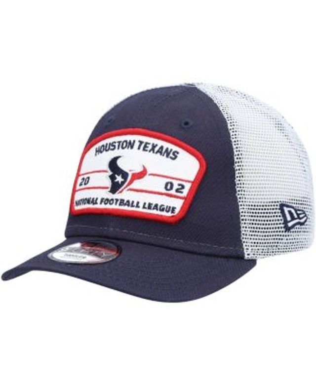 Men's New Era Navy Houston Texans Logo Bucket Hat