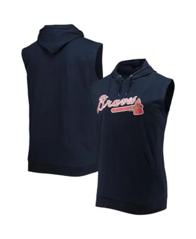 Atlanta Braves Stitches Team Full-Zip Hoodie - Royal/Red