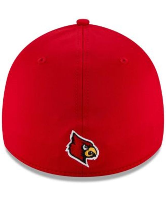 Adidas / Men's Louisville Cardinals Cardinal Red On-Field Baseball Fitted  Hat