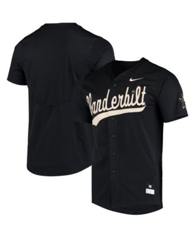 Men's Nike Vanderbilt Commodores Replica Baseball Jersey (Black)