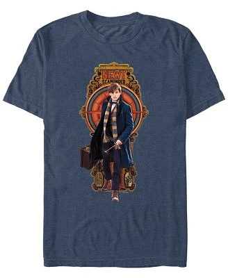 Men's Fantastic Beasts and Where to Find Them Newt Deco Short Sleeve T-shirt