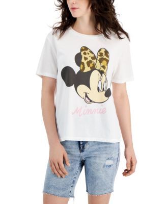 Juniors’ Minnie Leopard T-Shirt