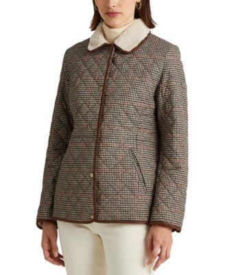 Lauren Ralph Lauren Women's Corduroy-Trim Quilted Coat, Created for Macy's  | Mall of America®