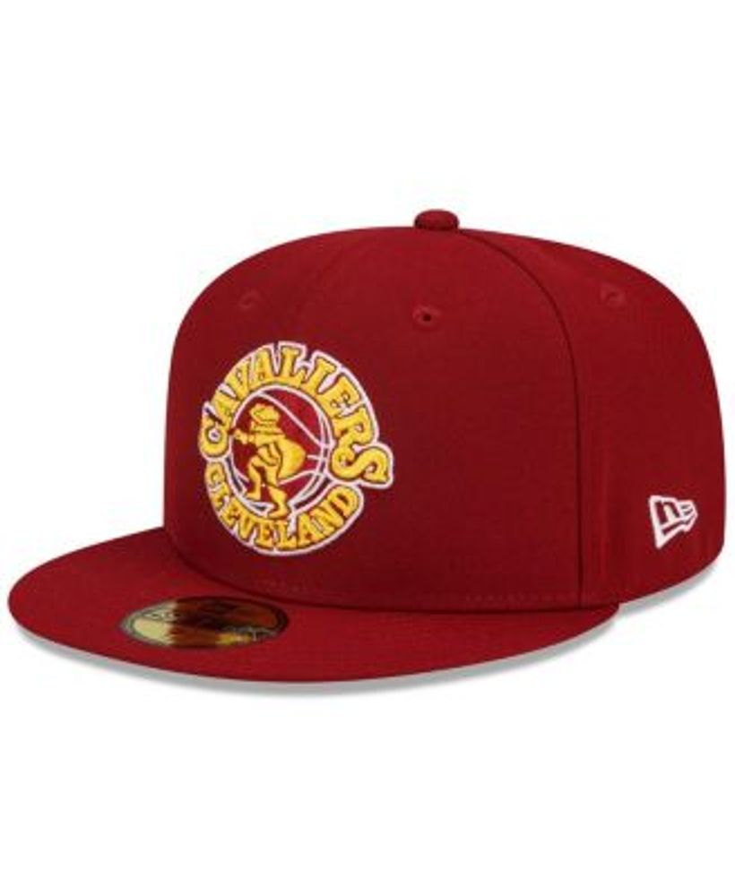 New Era Men's 2021-22 City Edition Cleveland Cavaliers Red 59FIFTY Fitted Hat, Size 7 1/4