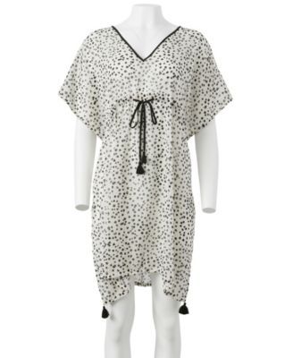 KARL LAGERFELD PARIS Women's Cotton Eyelet A-Line Dress - Macy's
