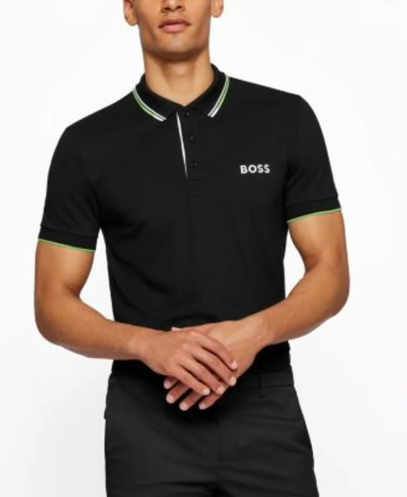 Boss Hugo Boss Men's Paddy Pro Cotton Polo - Black - Size L