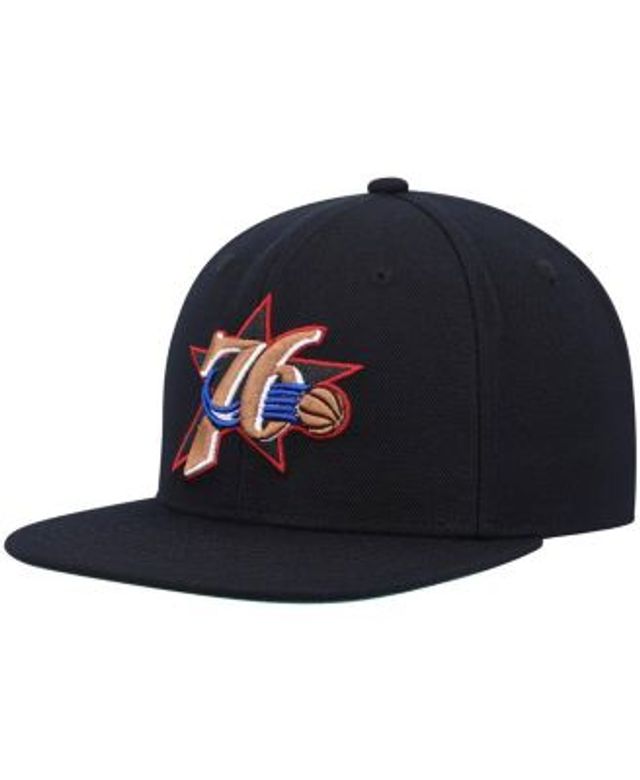 Mitchell & Ness Philadelphia 76ers Team Ground 2.0 Dad Strapback Cap (black)