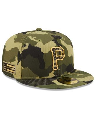 New Era Detroit Tigers Army Camo 2022 Armed Forces Day Bucket Hat