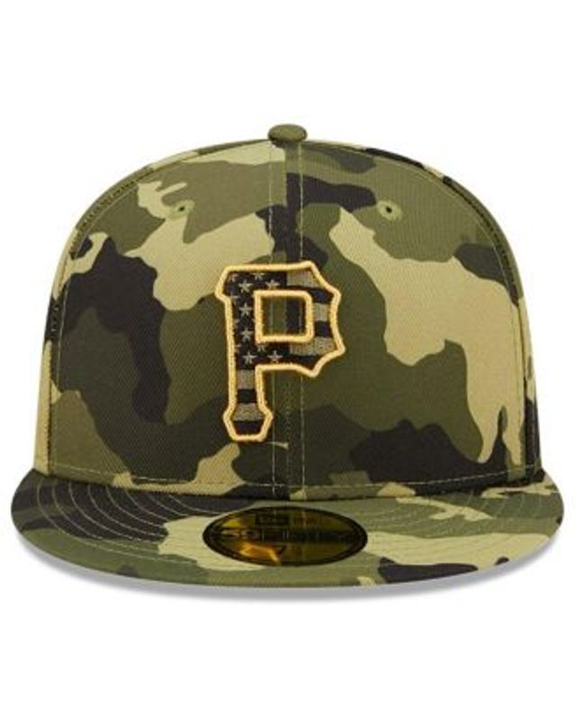 Pittsburgh Pirates Armed Forces Day 2023 59FIFTY Fitted Hat, Green - Size: 7 3/8, MLB by New Era