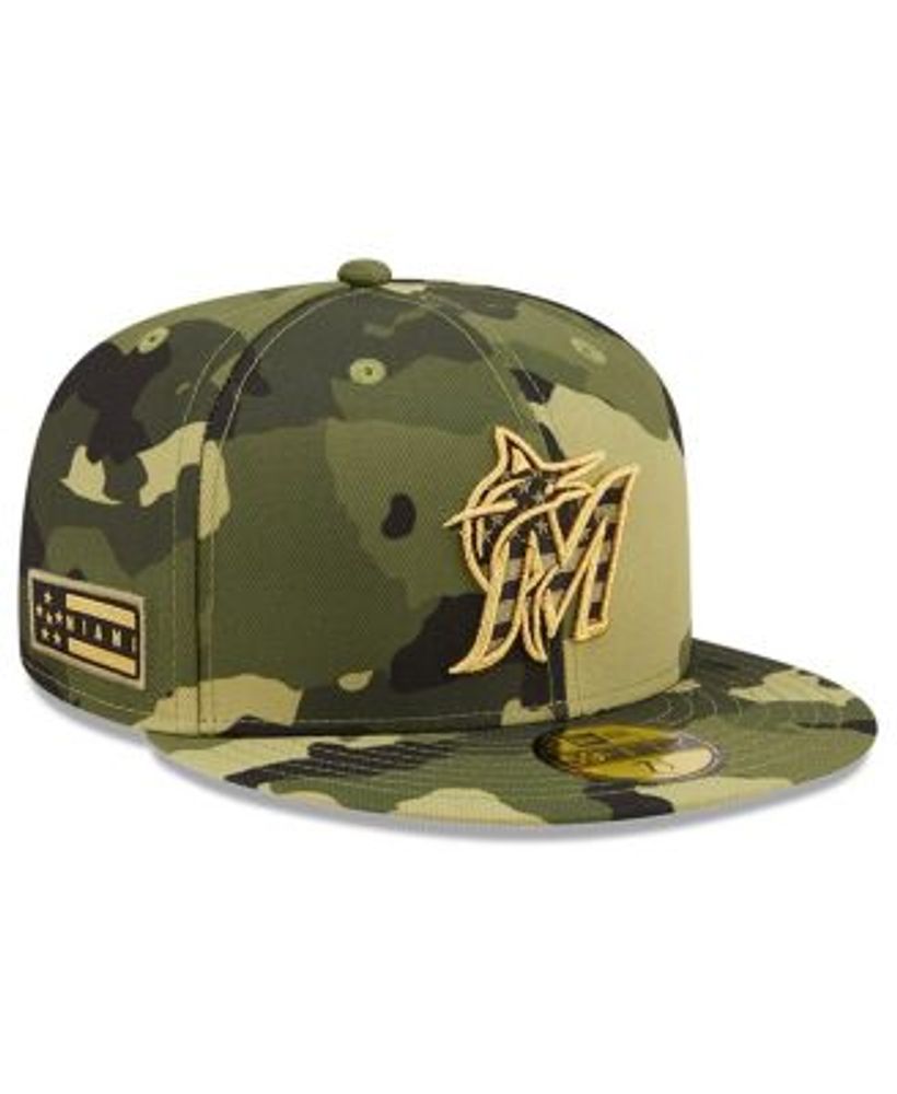 Milwaukee Brewers New Era 2022 Armed Forces Day Bucket Hat - Camo