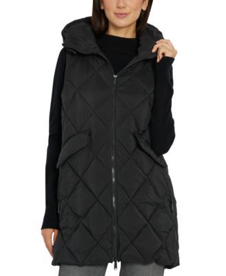 Women's Quilted Hooded Vest