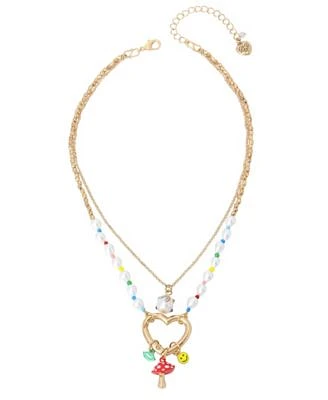 Heart Charm Layered Necklace