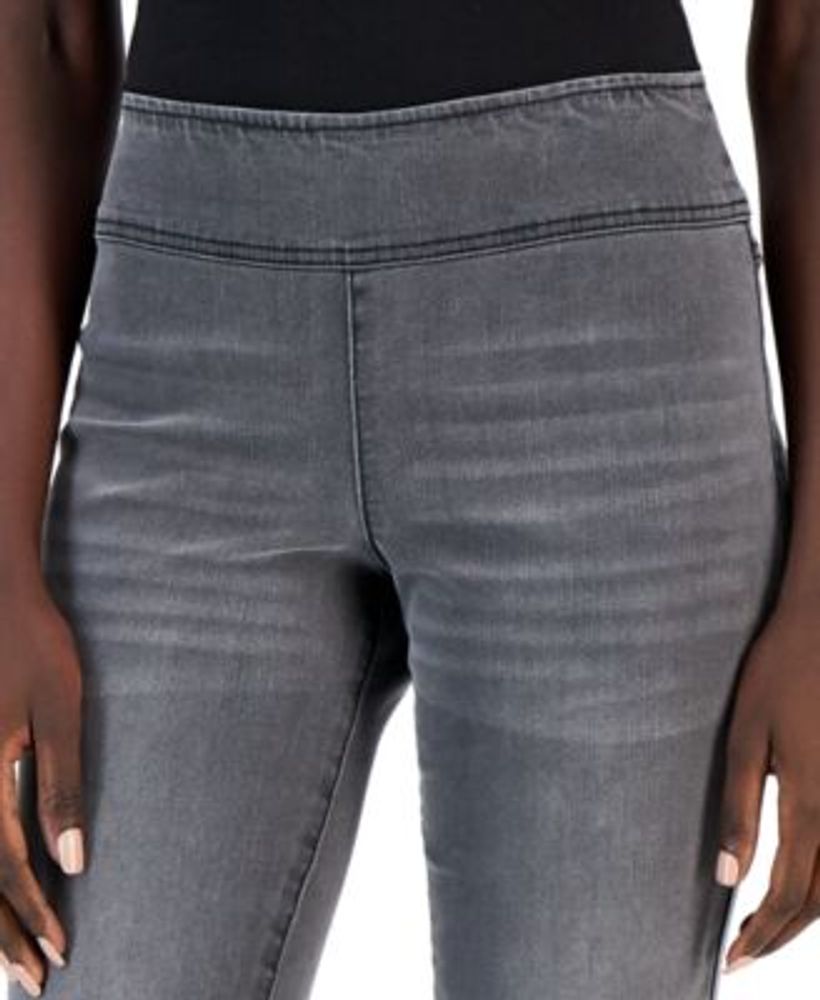 Women's Pull-On Straight-Leg Jeans