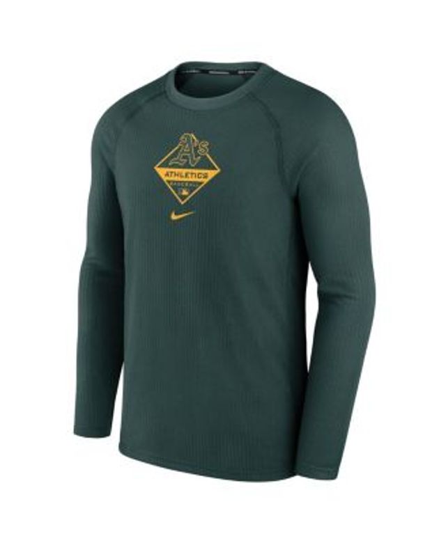 Dunbrooke Men's Oakland Athletics Green Maverick Long Sleeve T-shirt