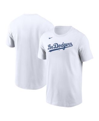 Men's Nike Los Angeles Dodgers Pitch Black Wordmark Club Fleece Pullover  Hoodie