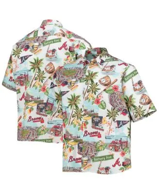 Reyn Spooner Men's Boston Red Sox White Scenic Button-Down Shirt