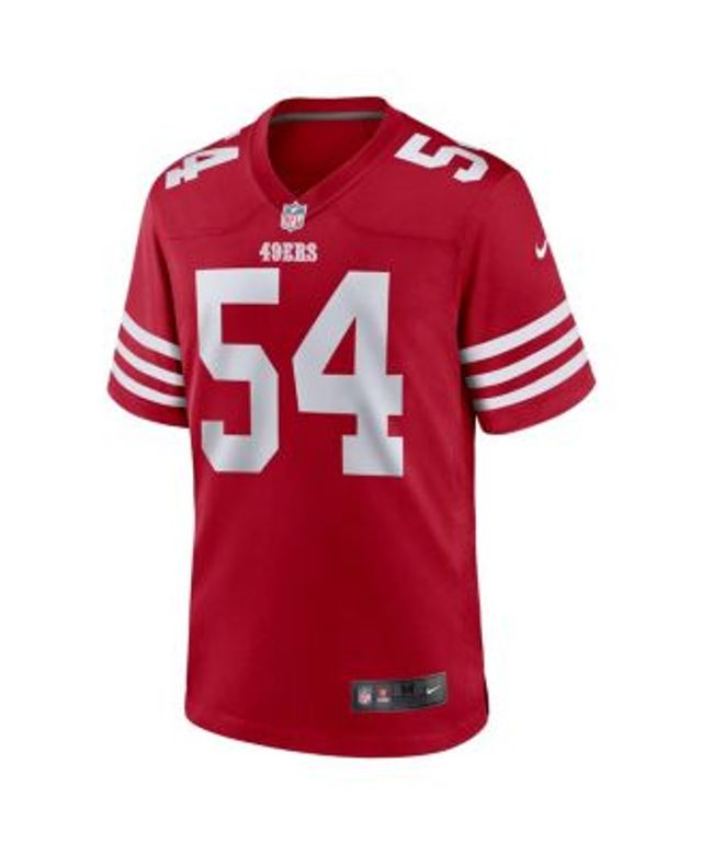 Men's Nike Fred Warner Scarlet San Francisco 49ers Player Name & Number  T-Shirt