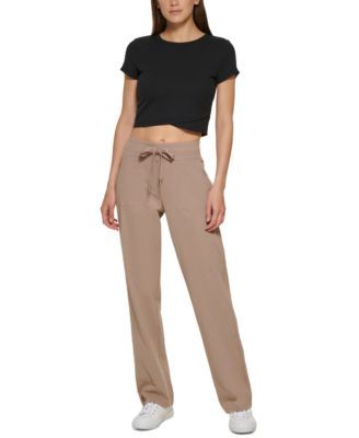 Women's Cotton Wide-Leg Pants