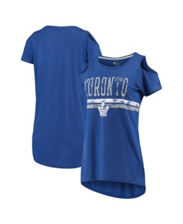 Kansas City Royals G-III 4Her by Carl Banks Women's Clear the Bases Cold  Shoulder T-Shirt - Royal