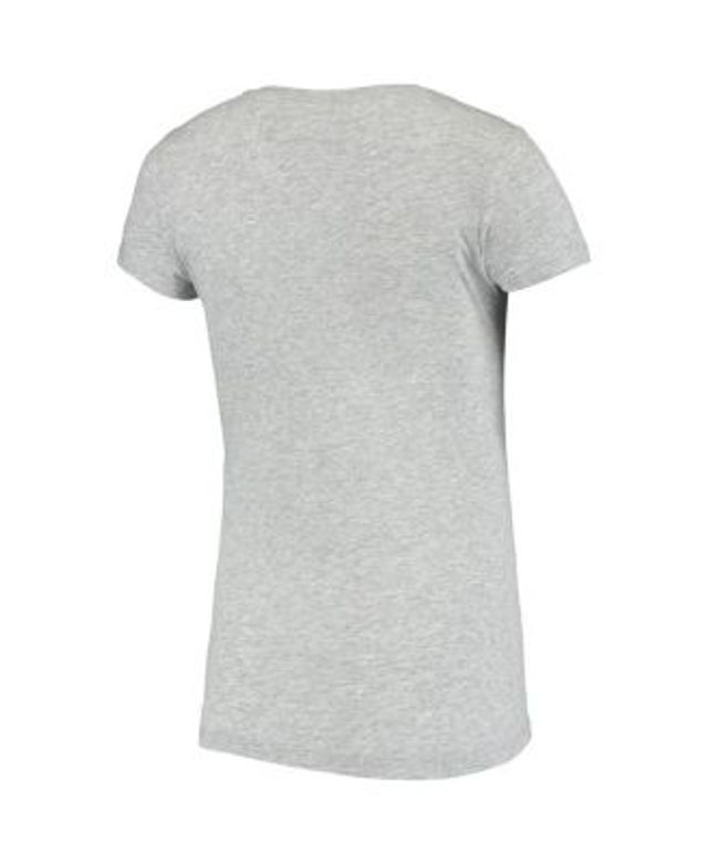 Lids Washington Commanders Women's Plus Lace-Up V-Neck T-Shirt - Heathered  Gray