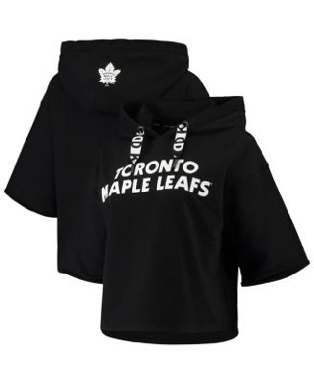 Women's Royal Toronto Maple Leafs Plus Size Lace-Up Pullover Hoodie