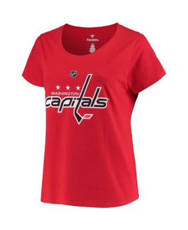 Fanatics Branded Women's Fanatics Branded TJ Oshie Red Washington Capitals  Plus Name & Number Scoop Neck T-Shirt