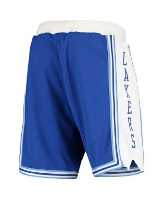 Los Angeles Lakers Mitchell & Ness 2009/2010 Hardwood Classics Authentic  Shorts - Blue/White