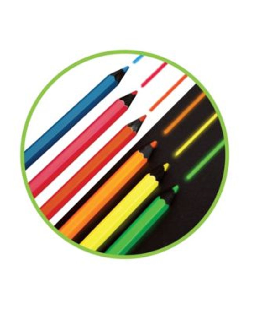 Micador Dark Arts Neon Jumbo Pencils Set of 6