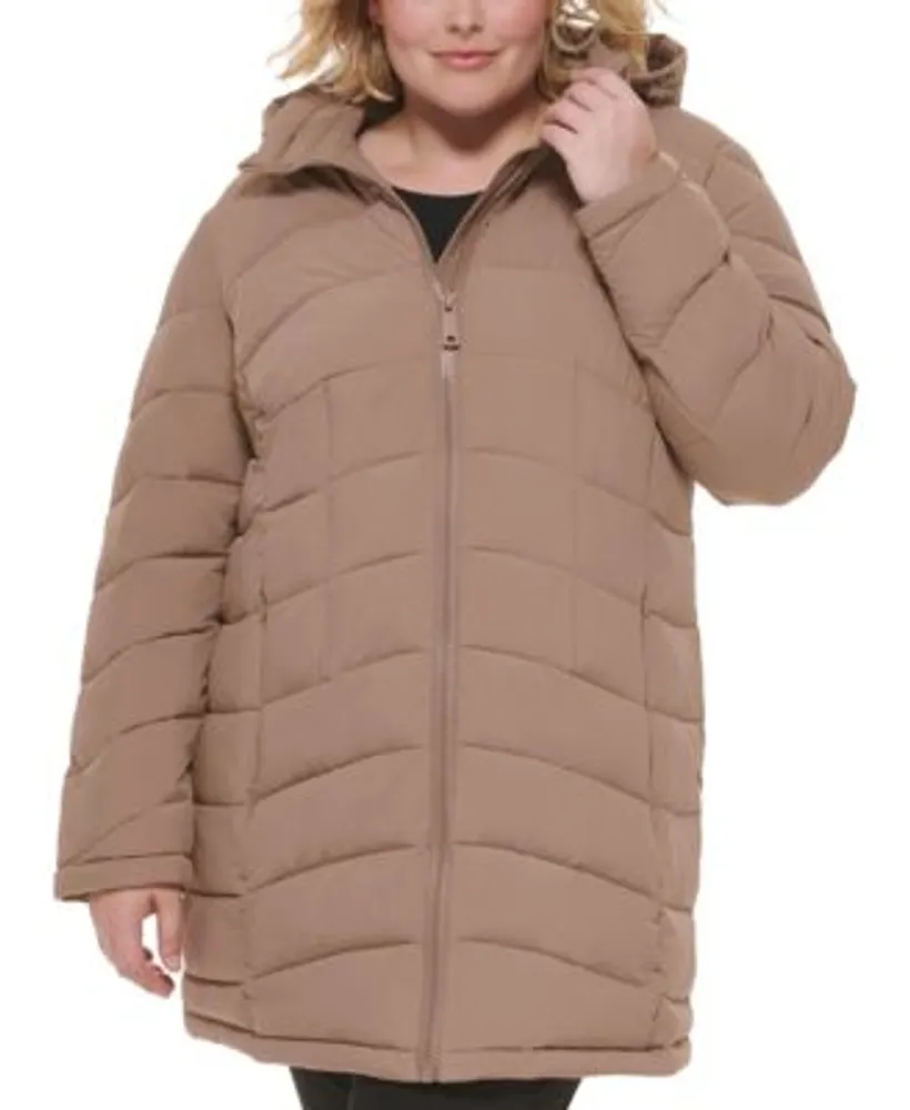 Calvin Klein Hooded Packable Puffer Coat, Created for Macy's | Dulles Town Center