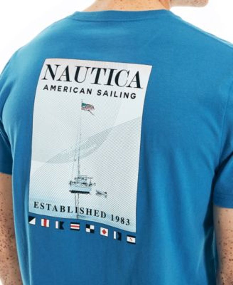 SUSTAINABLY CRAFTED SAILBOAT GRAPHIC T-SHIRT