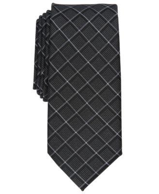 Men's Slim Grid Tie